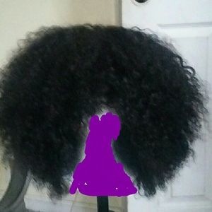 Gorgeous hand made Brazilian curly Bob wig